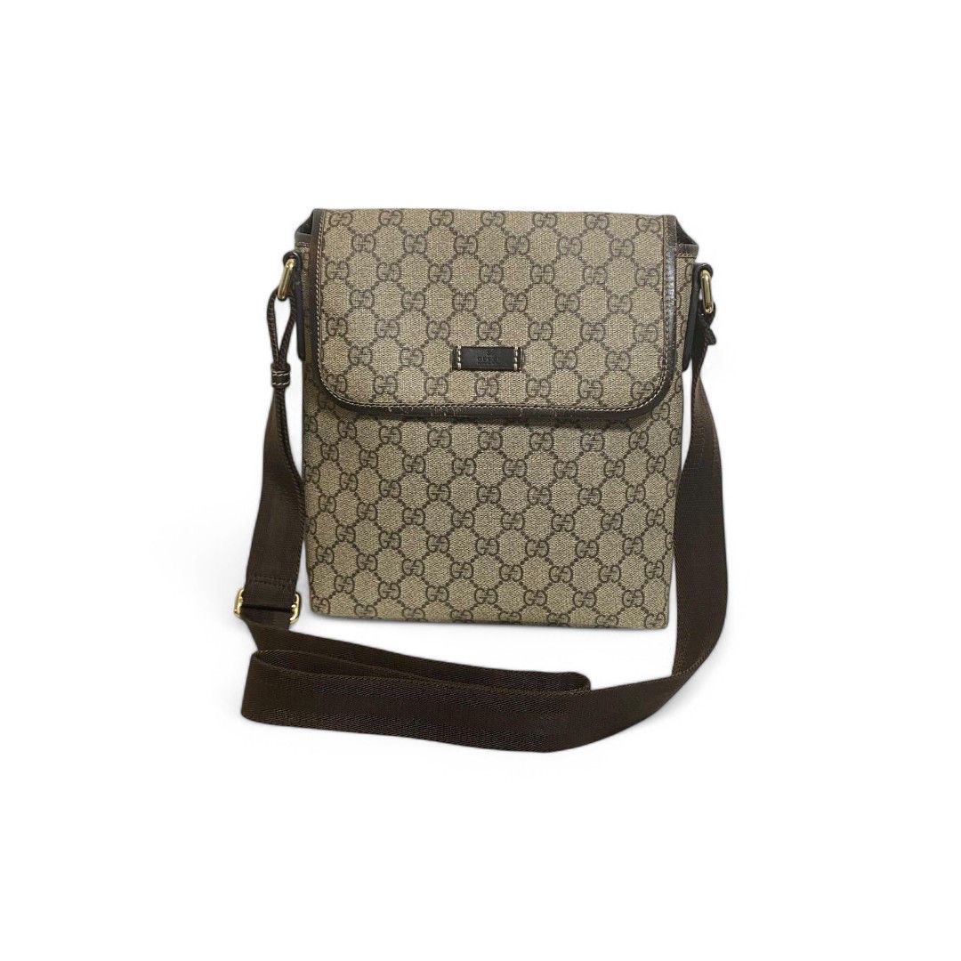 Gucci Gucci - Shoulder Bag Supreme Brown Beige Crossbody Monogram Size ONE SIZE - 1 Thumbnail