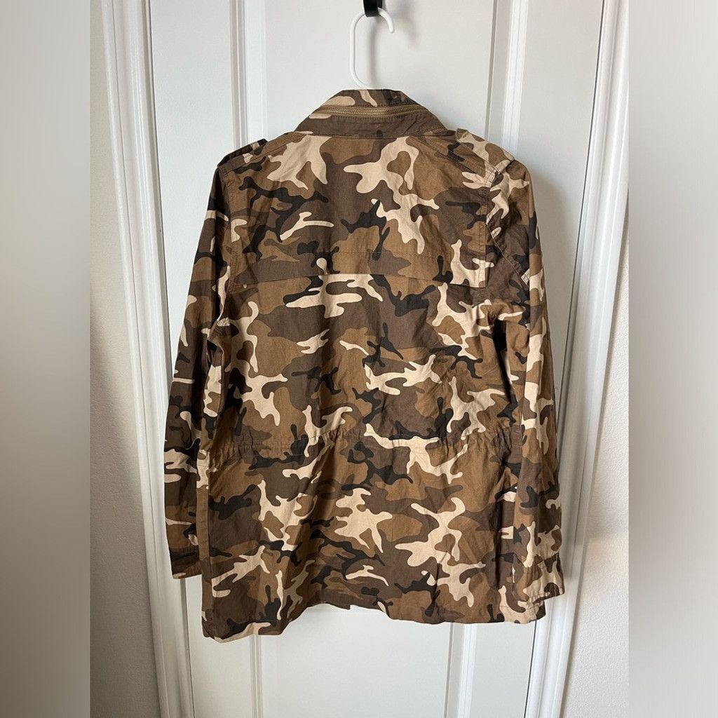 Forever 21 Brown Women’s Camouflage Camo Utility Jacket - M Size M / US 6-8 / IT 42-44 - 2 Thumbnail