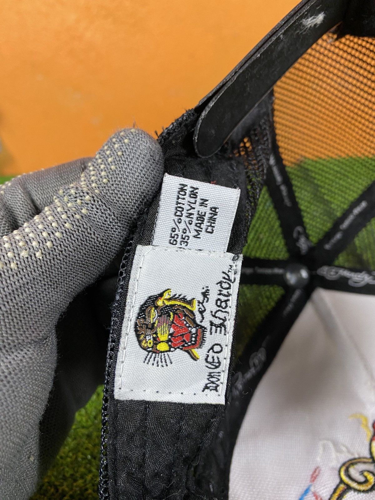 Christian Audigier Vintage Ed Hardy Trucker Cap Rhinestone Christian Audigier Size ONE SIZE - 10 Thumbnail