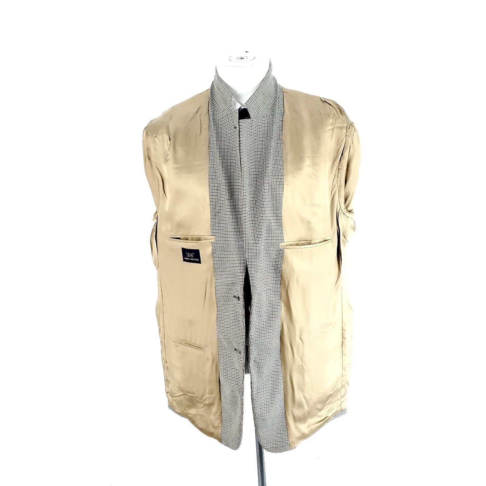 Brooks Brothers Brooks Brothers 346 Wool 2 Button Sport Coat 44R Portly Crea Size 44R - 10 Thumbnail
