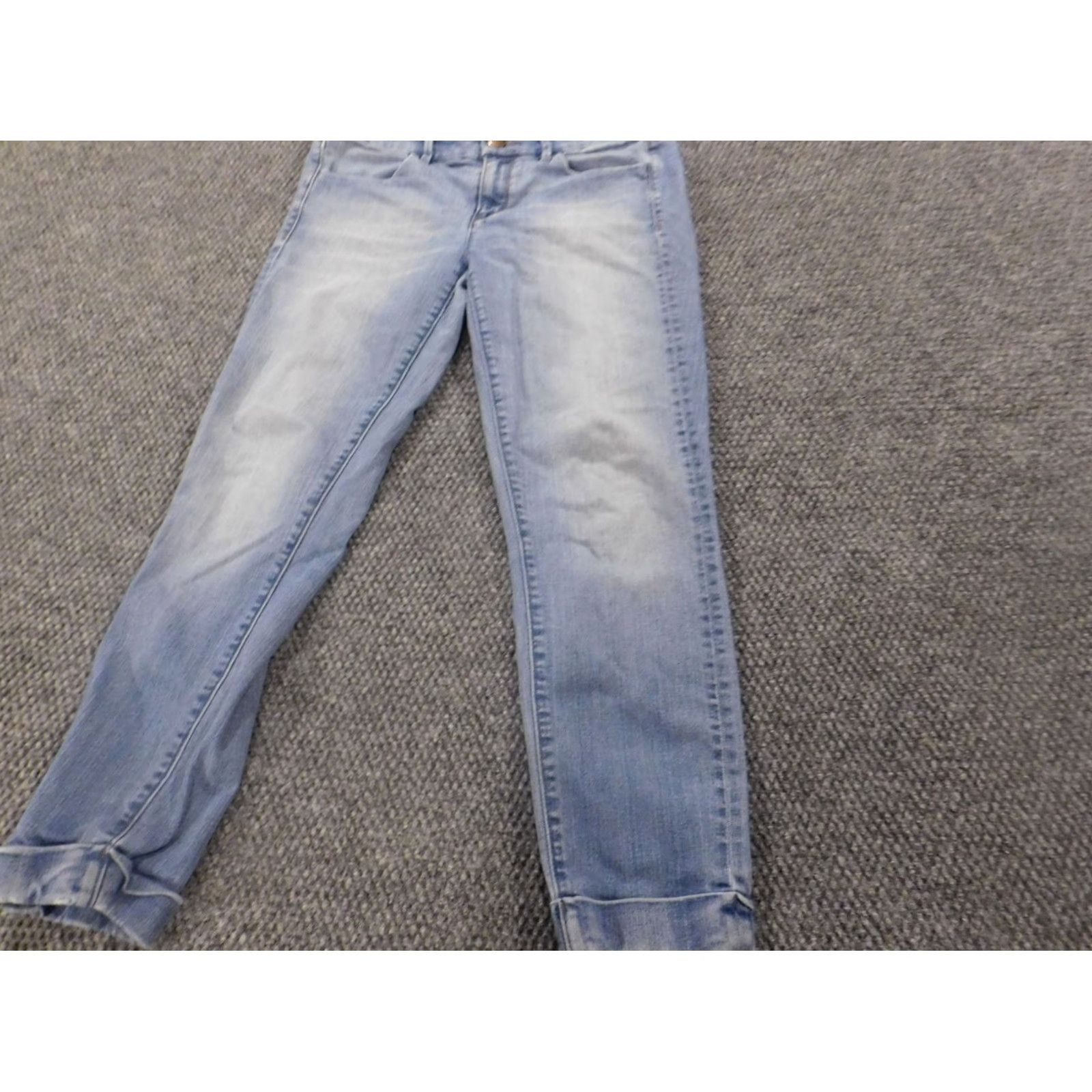 Loft Ann Taylor LOFT Jeans 4 Blue Skinny Ankle Denim Stretch Women Regular Size 27" / US 4 / IT 40 - 7 Thumbnail