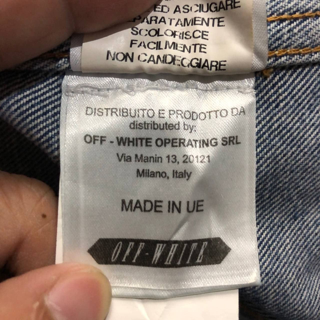 Off-White Off-White Denim cropped jacket Size XS / US 0-2 / IT 36-38 - 10 Thumbnail