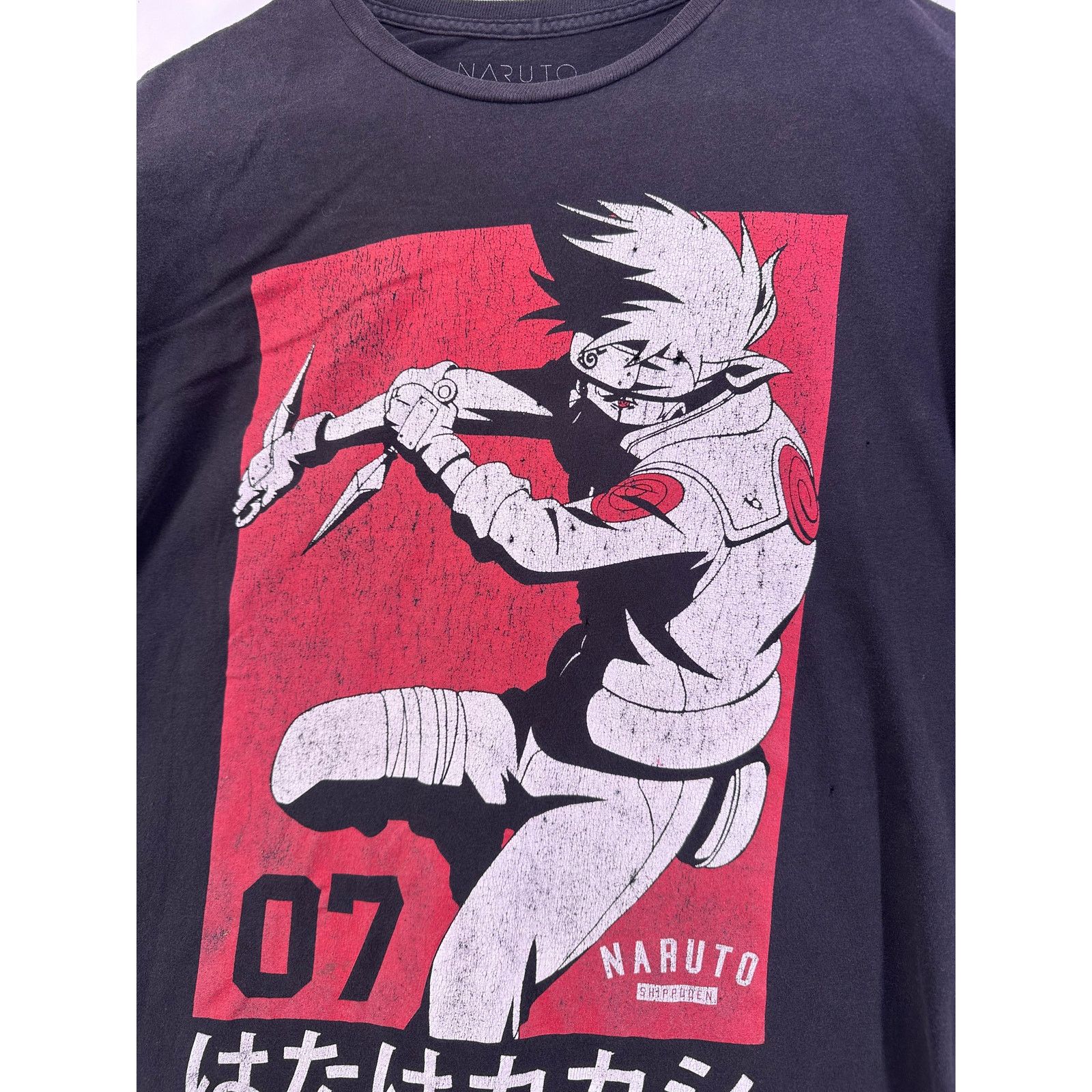 & Other Stories Naruto Shippuden Kakashi Hatake Black Tshirt Size 2XL Size US XXL / EU 58 / 5 - 5 Thumbnail