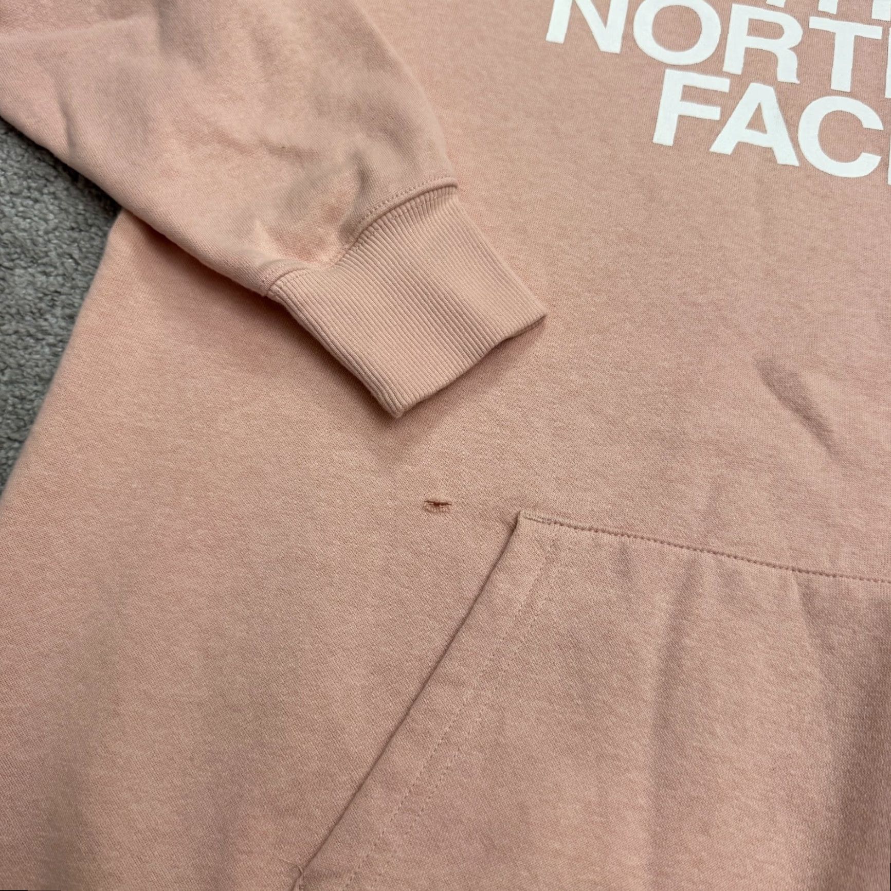 The North Face The North Face Pullover Hoodie Womens 1X Plus Peach Spellout Graphic Sweatshirt Size XL / US 12-14 / IT 48-50 - 4 Thumbnail