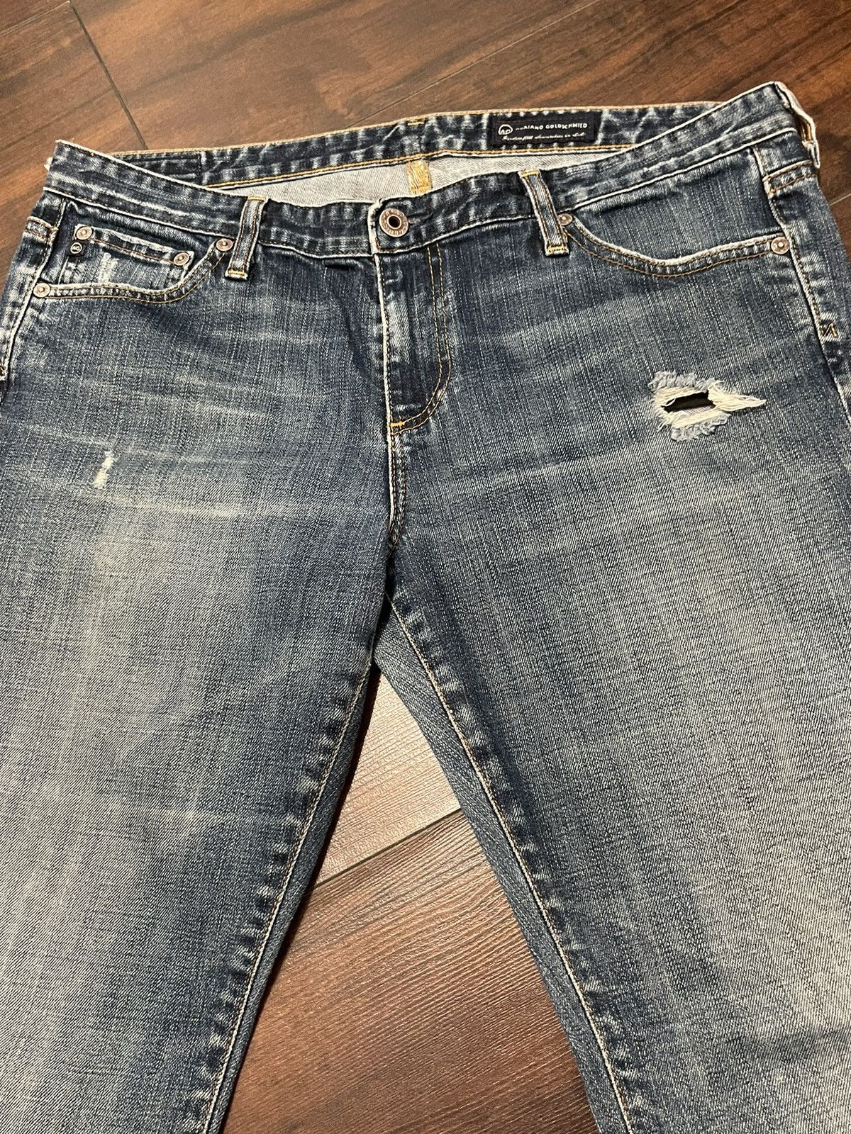 AG Adriano Goldschmied Vintage Adriano Goldschmied Flare Jeans Woman’s USA Made Size 36" / US 14 / IT 50 - 3 Thumbnail