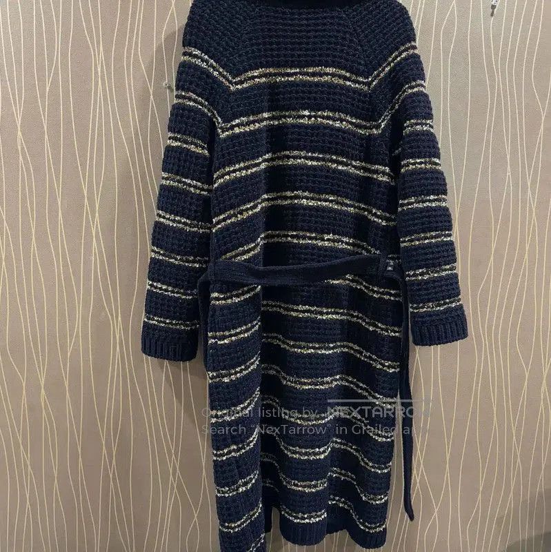 Chanel Chanel Deep Blue Cashmere Women's Coat . Size S / US 4 / IT 40 - 1 Thumbnail