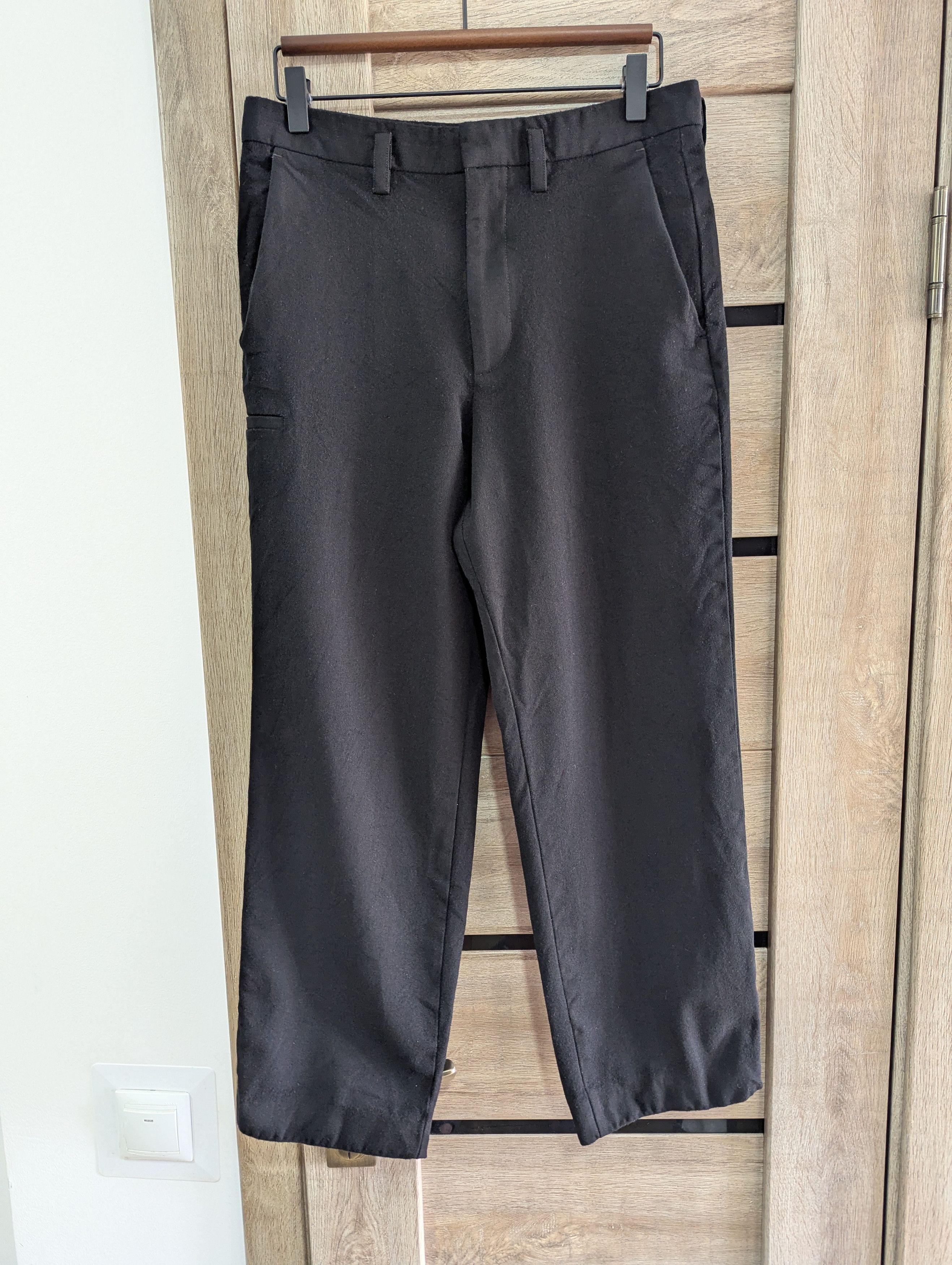 Balenciaga Balenciaga Cropped Wool Tailored Pants Size 46 Size 32" / US 10 / IT 46 - 4 Thumbnail