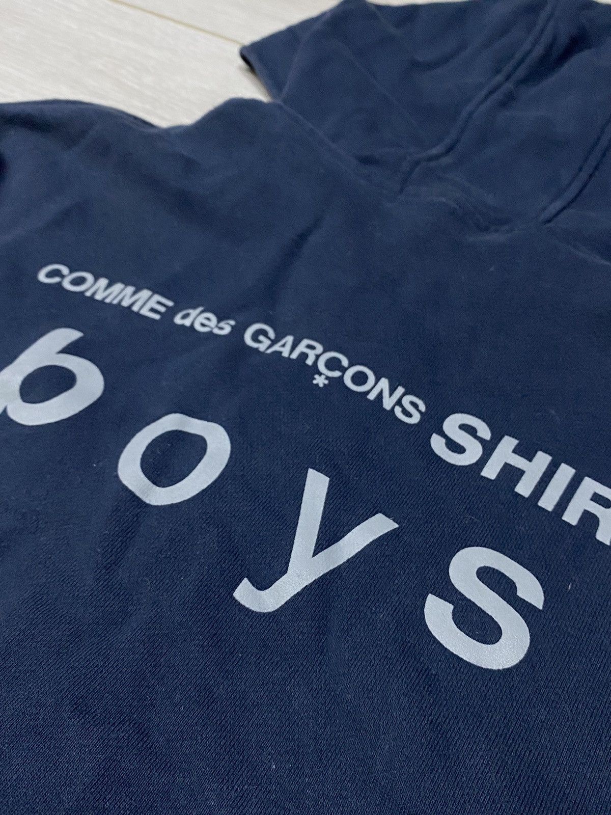 Comme des Garcons SHIRT Comme des Garçons Shirt Boys raw hoodie zip-up Size US M / EU 48-50 / 2 - 4 Thumbnail