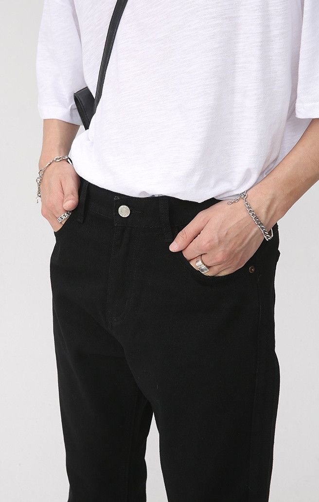 Japanese Brand × Jean Vintage washed distressed bootcut straight jeans Size US 32 / EU 48 - 3 Thumbnail