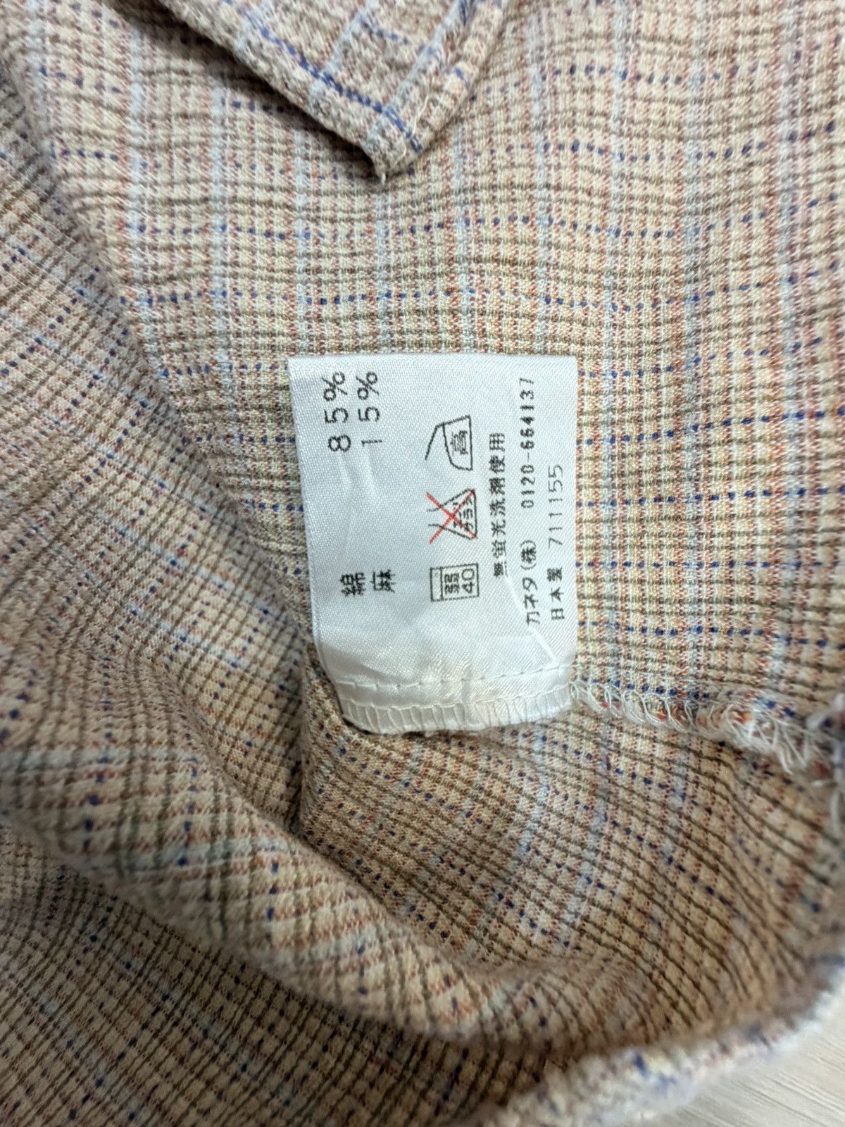 Balenciaga Vintage Balenciaga Textured Button-Up Shirt Size US L / EU 52-54 / 3 - 6 Thumbnail
