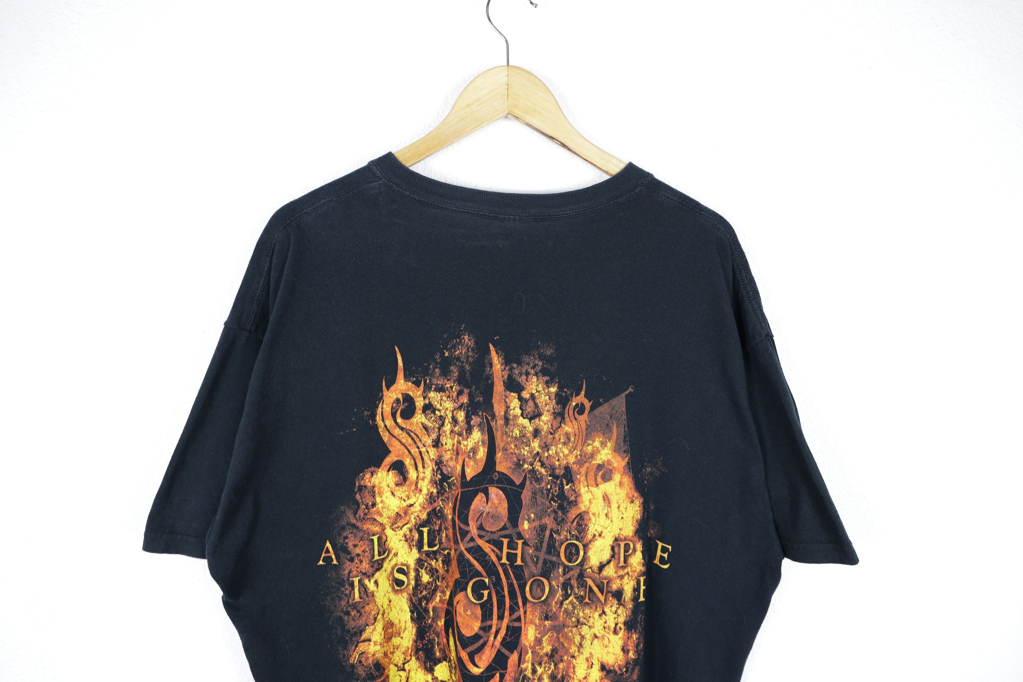 Band Tees × Slipknot × Vintage Vintage Slipknot All Hope Is Gone Y2K 2000s Graphic Tee Size US XL / EU 56 / 4 - 8 Thumbnail