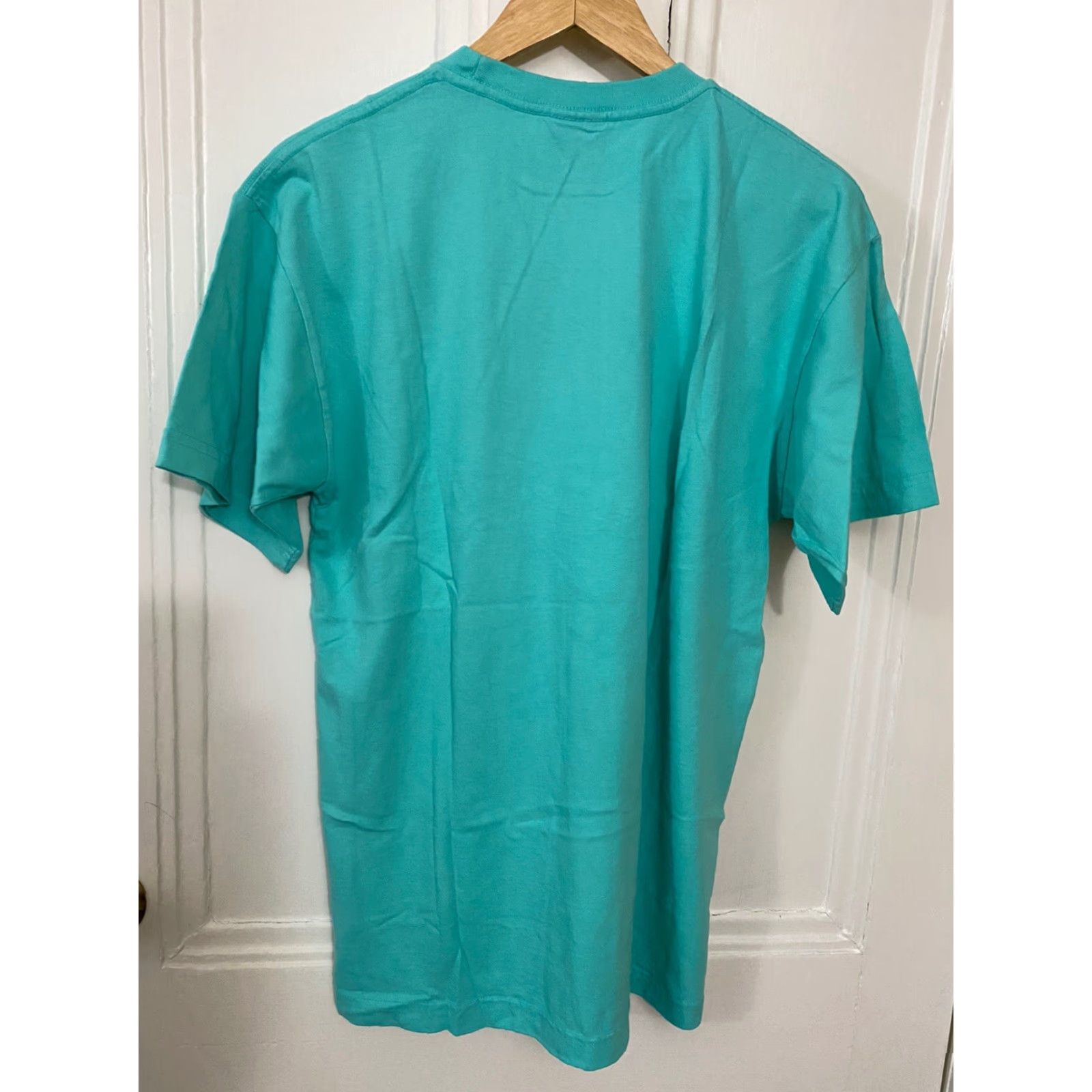 Vintage VINTAGE? 3V Cityscape Tee Shirt Men L Green NWOT Crew Neck Short Sleeve Shirt Chicago NY? Street Wear Cityscape 3V Tee Shirt Mens L Green NWOT Size US L / EU 52-54 / 3 - 5 Thumbnail