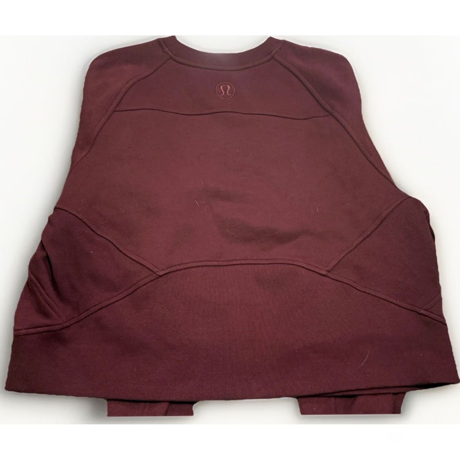 Lululemon Lululemon Scuba Sweatshirt Burgundy M/L Women Pullover Crew Neck Oversized Logo Sequin? Size M / US 6-8 / IT 42-44 - 7 Thumbnail