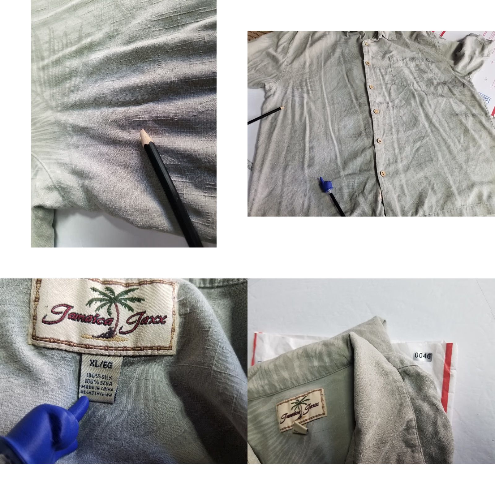 Vintage **Hawaiian Silk XL Men's Beige Floral Shirt** User: **XL Hawaiian Men's Beige Floral Silk Shirt** Size US XL / EU 56 / 4 - 8 Thumbnail
