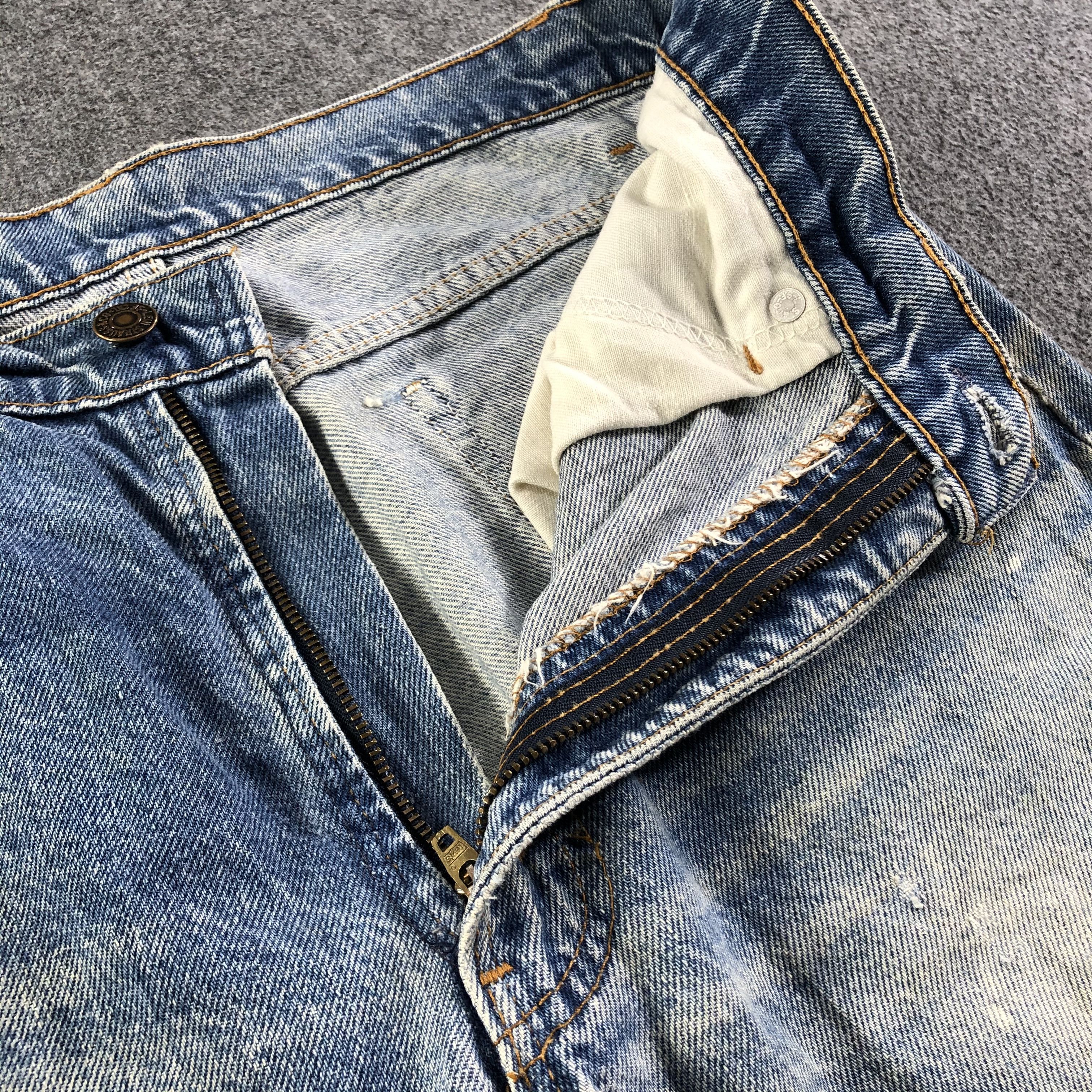 Levi's Vintage 80s Blue Wash Levis Jeans-J2815 Size US 34 / EU 50 - 6 Thumbnail