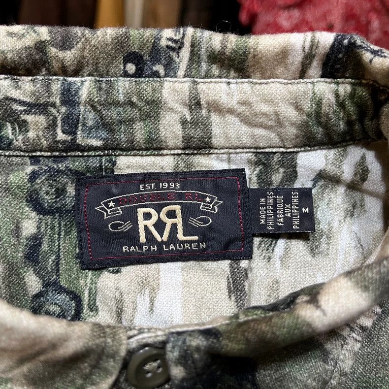 RRL Ralph Lauren RRL Ralph Lauren Second generation oil painting printed sh Size US M / EU 48-50 / 2 - 3 Thumbnail