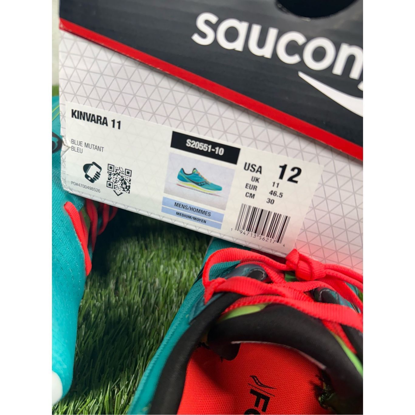 Saucony Saucony Womens Kinvara 11 S20551-10 Athletic Running Shoes B Size US 12 / EU 45 - 7 Thumbnail