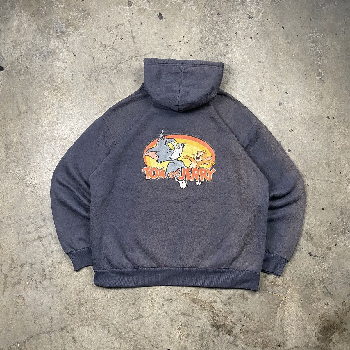 Cartoon Network × Disney y2k Iconic Tom Jerry Sunfaded Pullover Size US XL / EU 56 / 4 - 1 Thumbnail