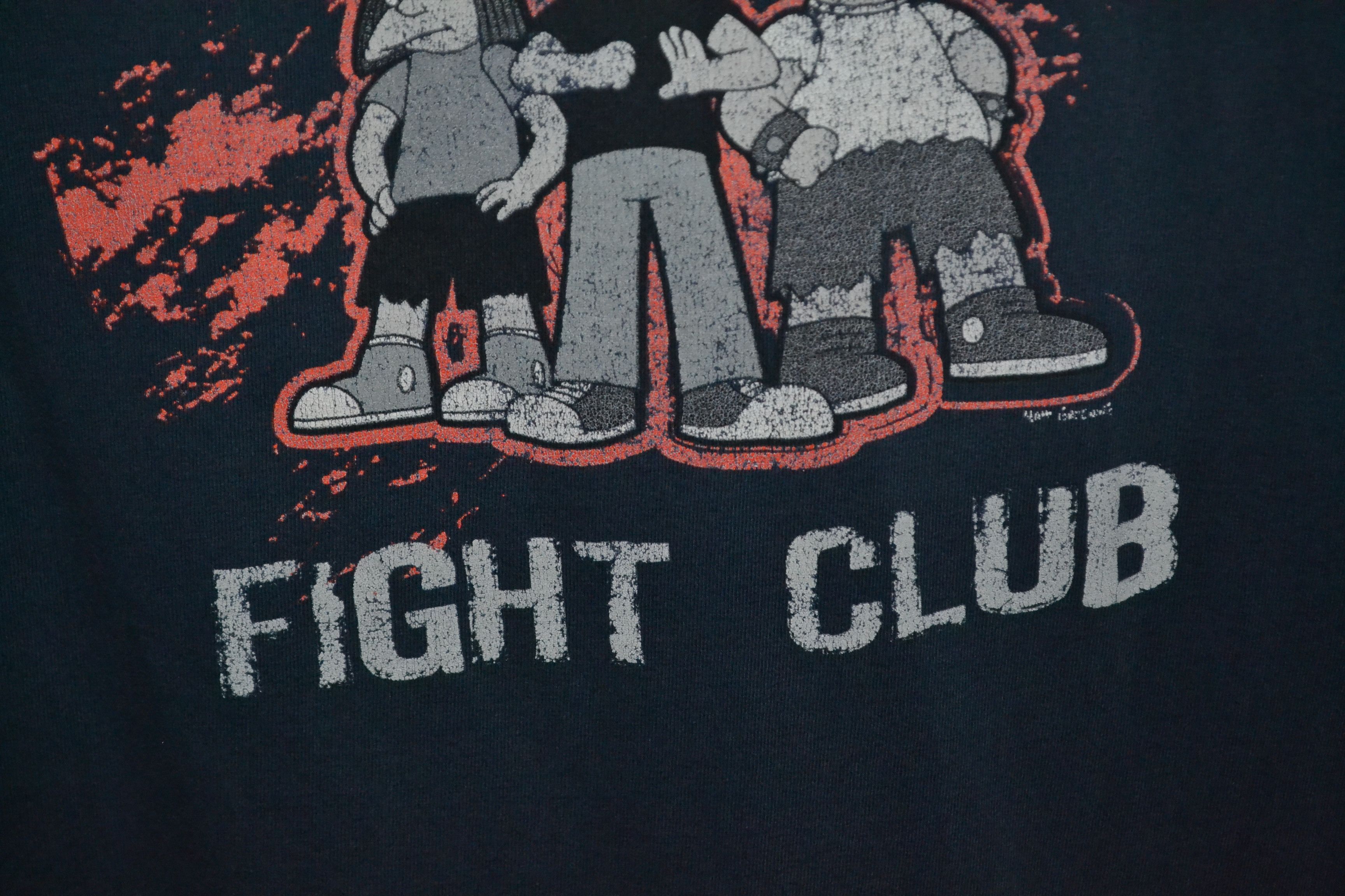 Vintage Vintage The Simpsons 2003 Springfield Fight Club T-Shirt S Size US S / EU 44-46 / 1 - 3 Thumbnail