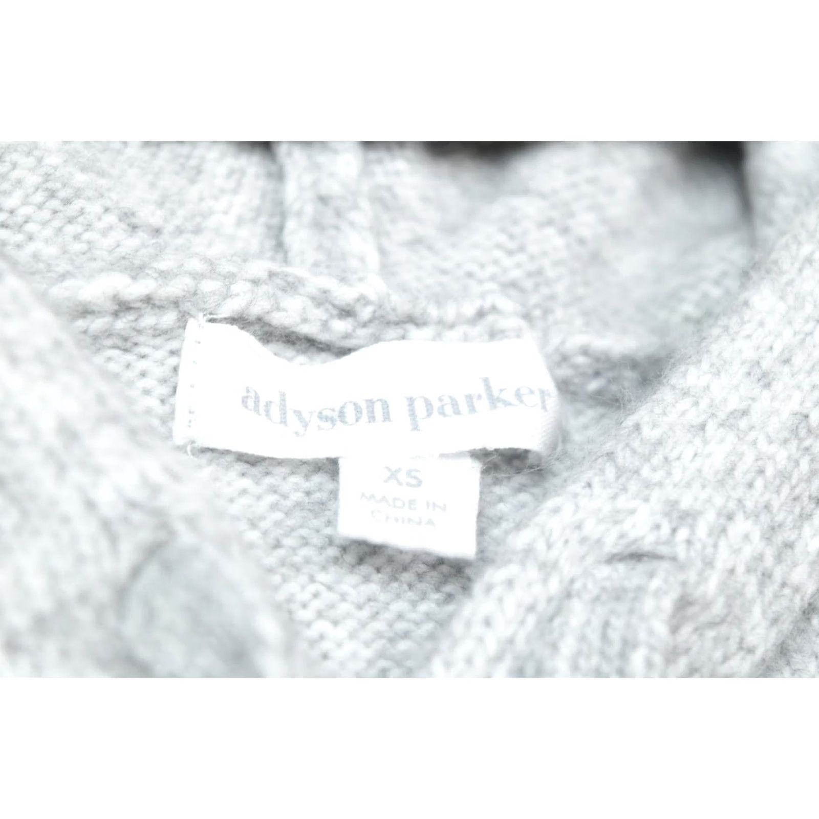 Vintage Adyson Parker Hoodie Sweater Womens XS Gray Long Sleeve Pullover Fleece Casual Size XS / US 0-2 / IT 36-38 - 5 Thumbnail