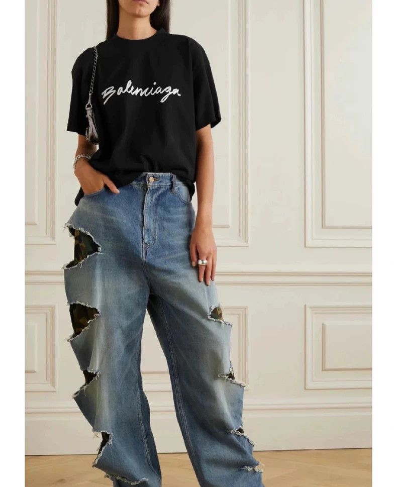 Balenciaga Balenciaga size XXS Tomorrow World Double Camouflage Cow K Size US 27 - 8 Thumbnail