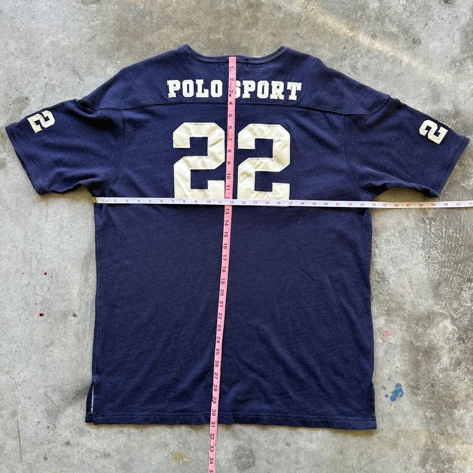 Polo Ralph Lauren Vintage Polo Sport Ralph Lauren #22 Football Inspired Tee Size US XXL / EU 58 / 5 - 6 Thumbnail