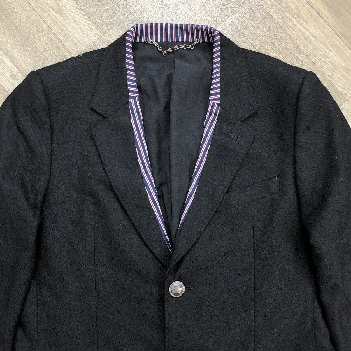 Designer × Japanese Brand × Maison MIHARA YASUHIRO 2000s Miharayasuhiro Wool Blazer Coat Jacket Size 46R - 2 Thumbnail