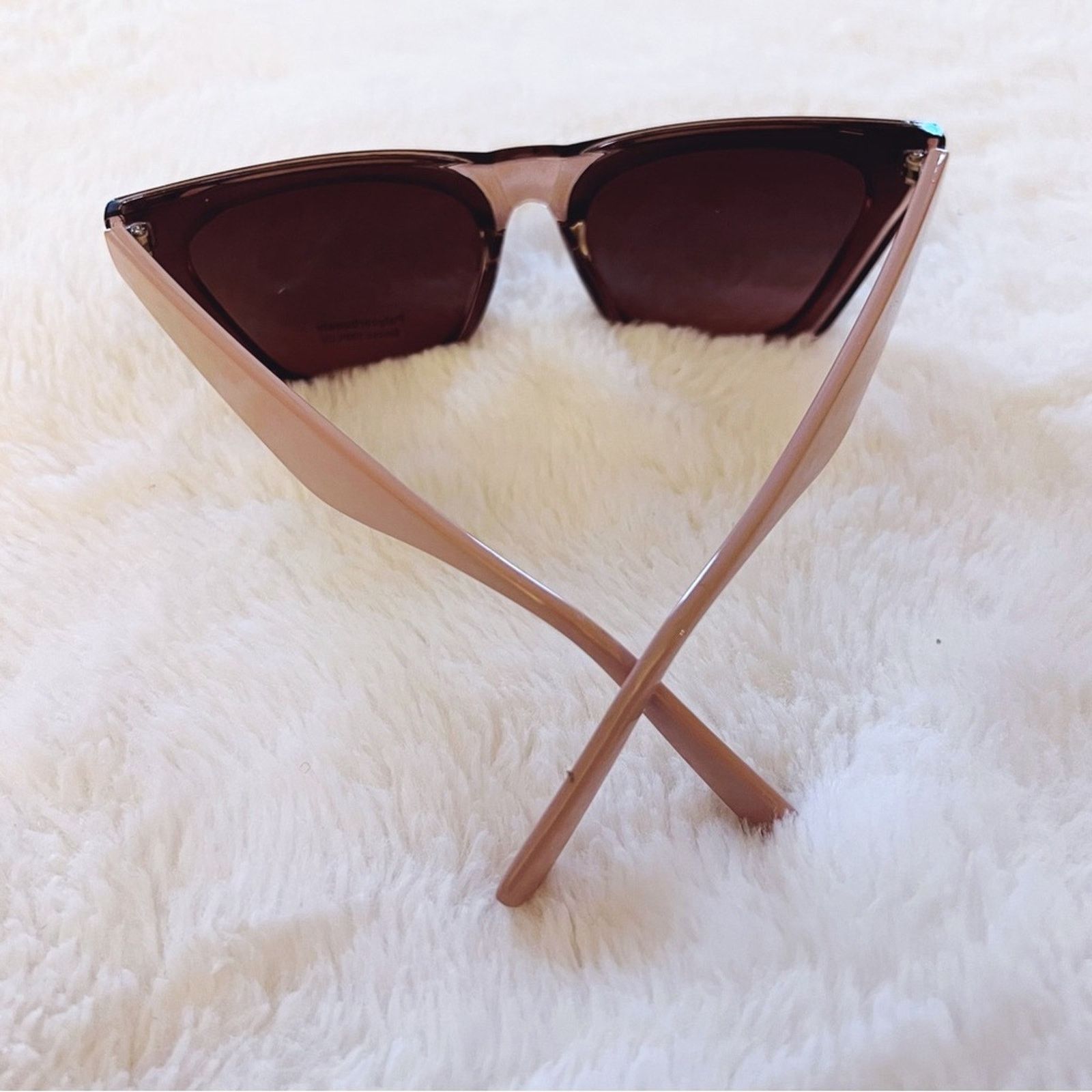 Other Lucy Clear Purple Sleek Square Frame Sunglasses Size ONE SIZE - 10 Thumbnail