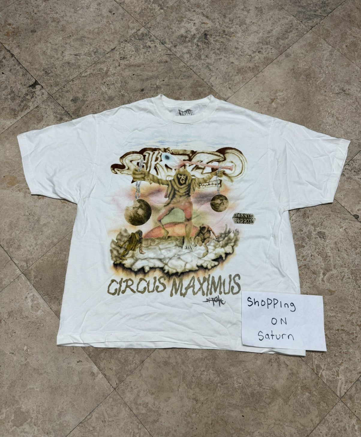 Tratvis Scott MAXIMUS IN TOKYO TEE Travis Scott Circus Maximus L T