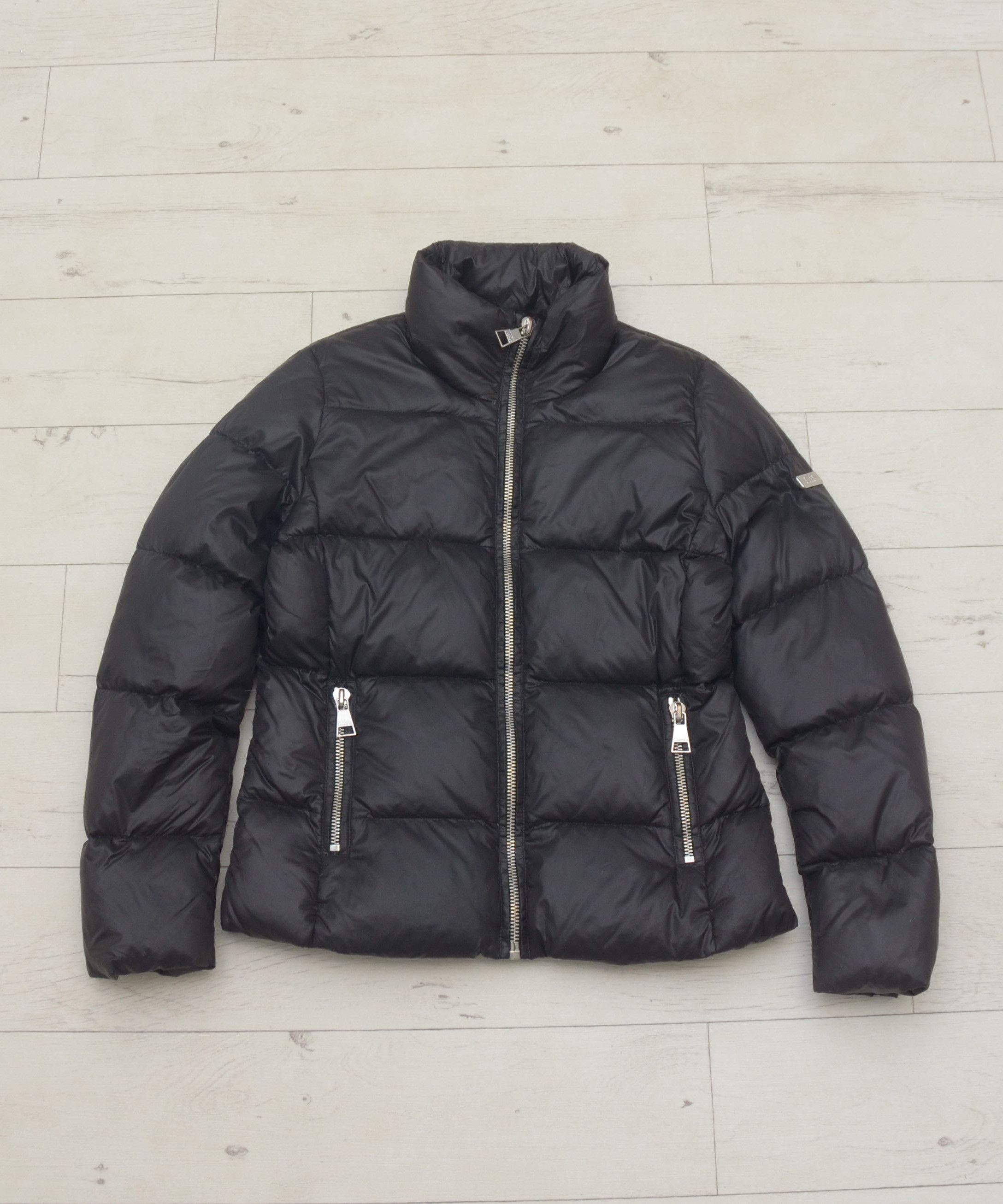 Karl Lagerfeld Karl Lagergeld Puffer Black Down Jacket Size M / US 6-8 / IT 42-44 - 1 Thumbnail