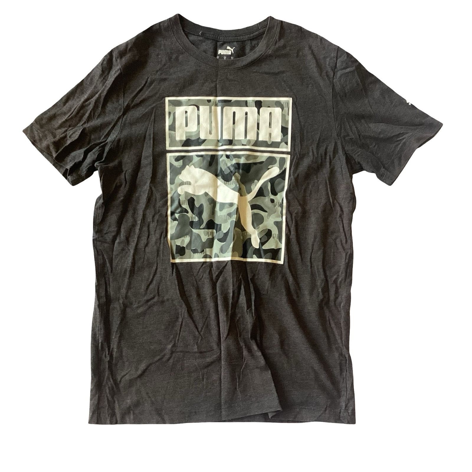 Puma Puma One Shot Camo Crew Neck Short Sleeve T-Shirt Size US M / EU 48-50 / 2 - 2 Thumbnail