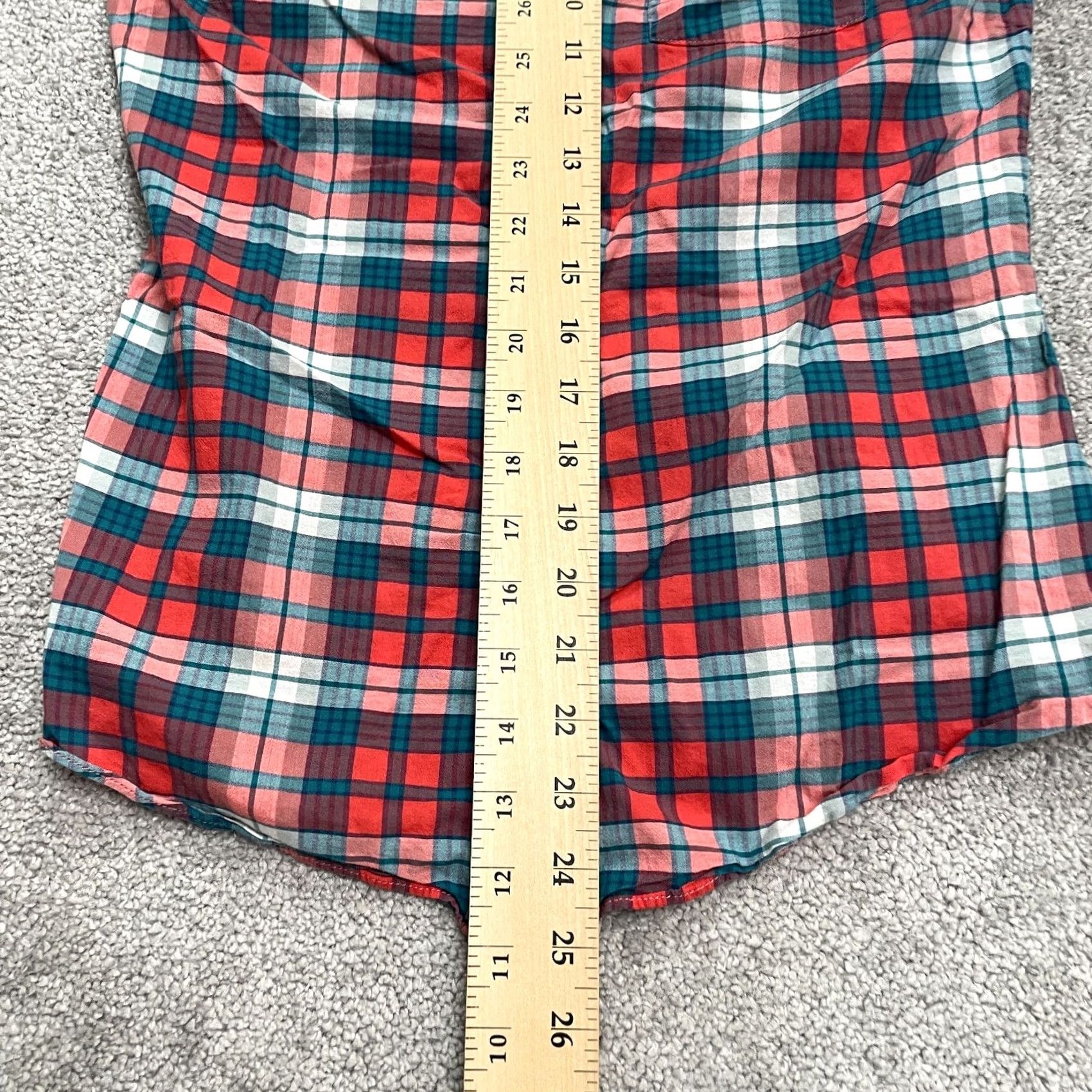 J.Crew J. Crew Shirt Womens XXS Multi Plaid Cotton Casual Long Sleeve Button Down Top Size XXS / US 00 / IT 34 - 7 Thumbnail