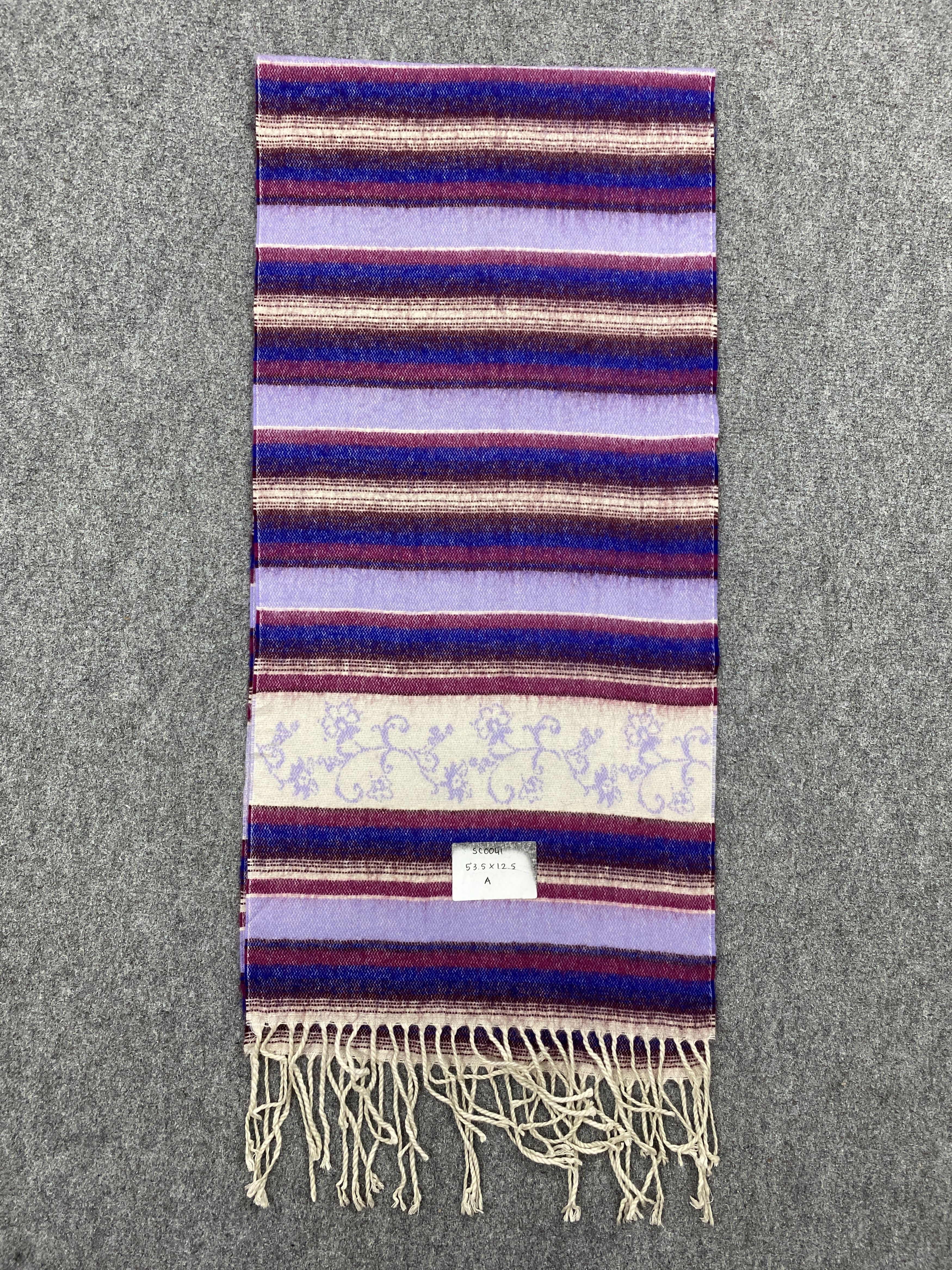 Japanese Brand Vintage Japanese Brand Stripes Muffler Scarf SC0041 Size ONE SIZE - 8 Thumbnail