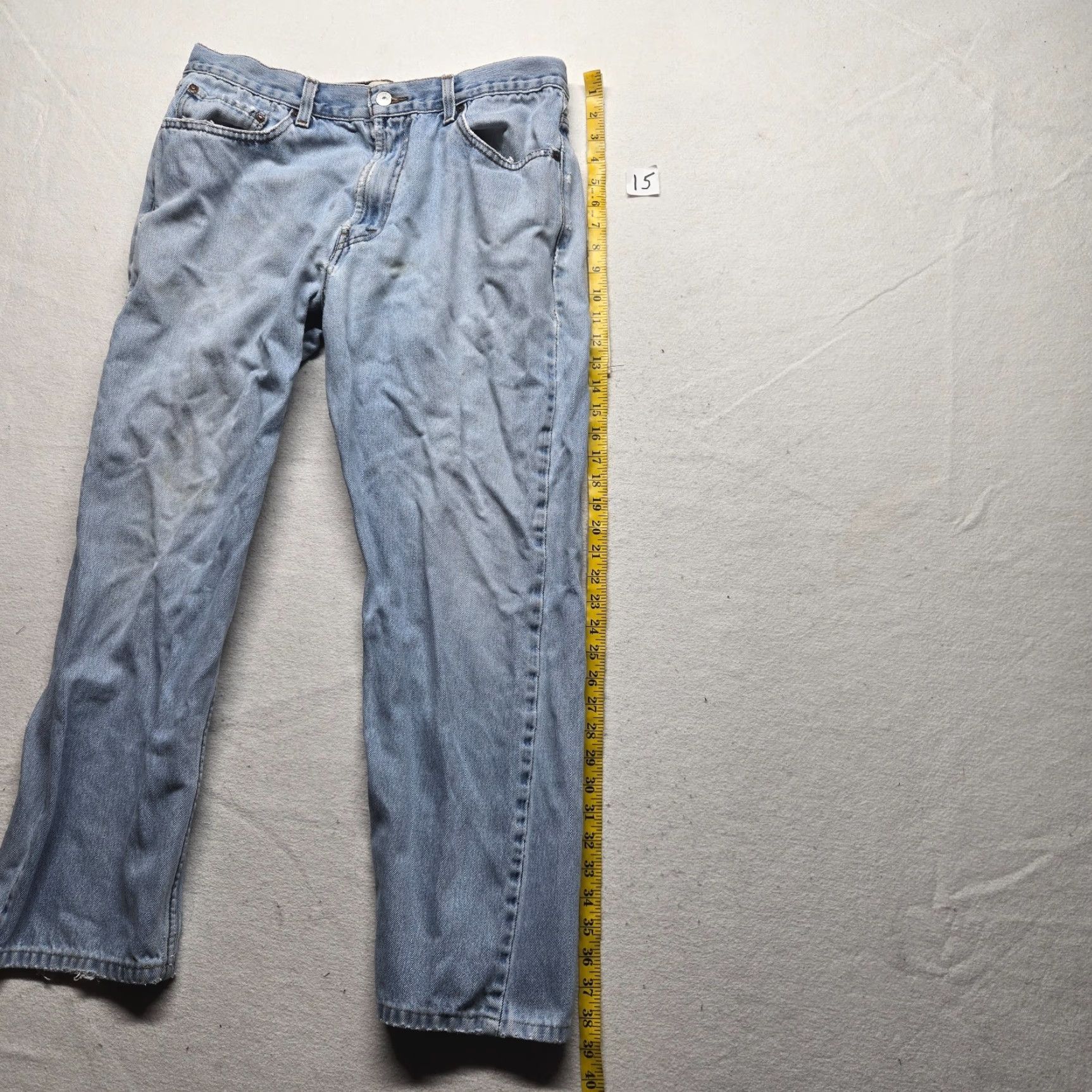 Levi's Levi's 505 Jeans Denim Pants Blue Regular Fit Straight Leg Adult Men's 36 x 30 Jeans Regular Men 36 Blue 80s 90s Classic Workwear Levi's 505 Size US 36 / EU 52 - 7 Thumbnail