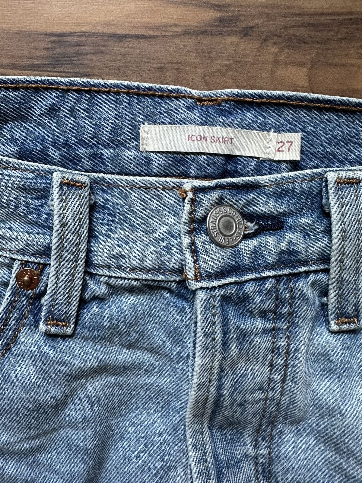 Other Icon blue mini skirt Size 27" / US 4 / IT 40 - 2 Thumbnail