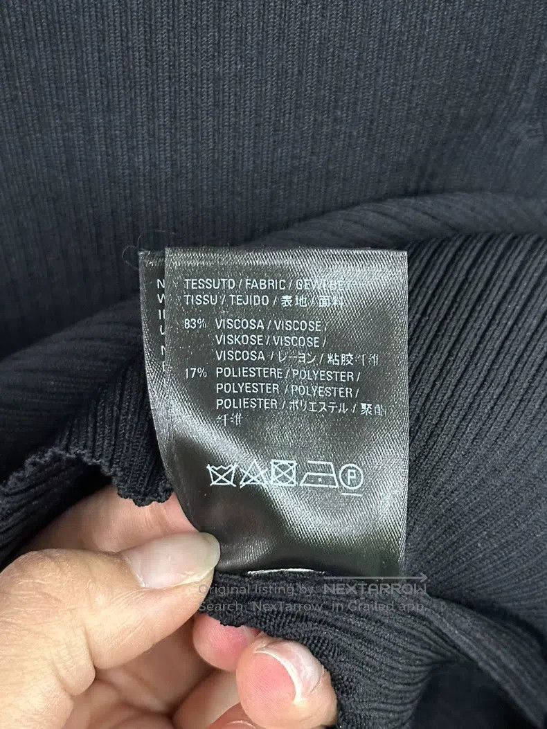 Balenciaga Balenciaga Shoulder logo letter black knitted coat bottomi Size XS / US 0-2 / IT 36-38 - 7 Thumbnail