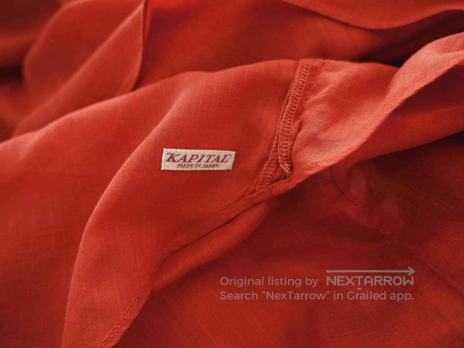 Kapital vintage rust red lantern sleeve top. Size S / US 4 / IT 40 - 8 Thumbnail