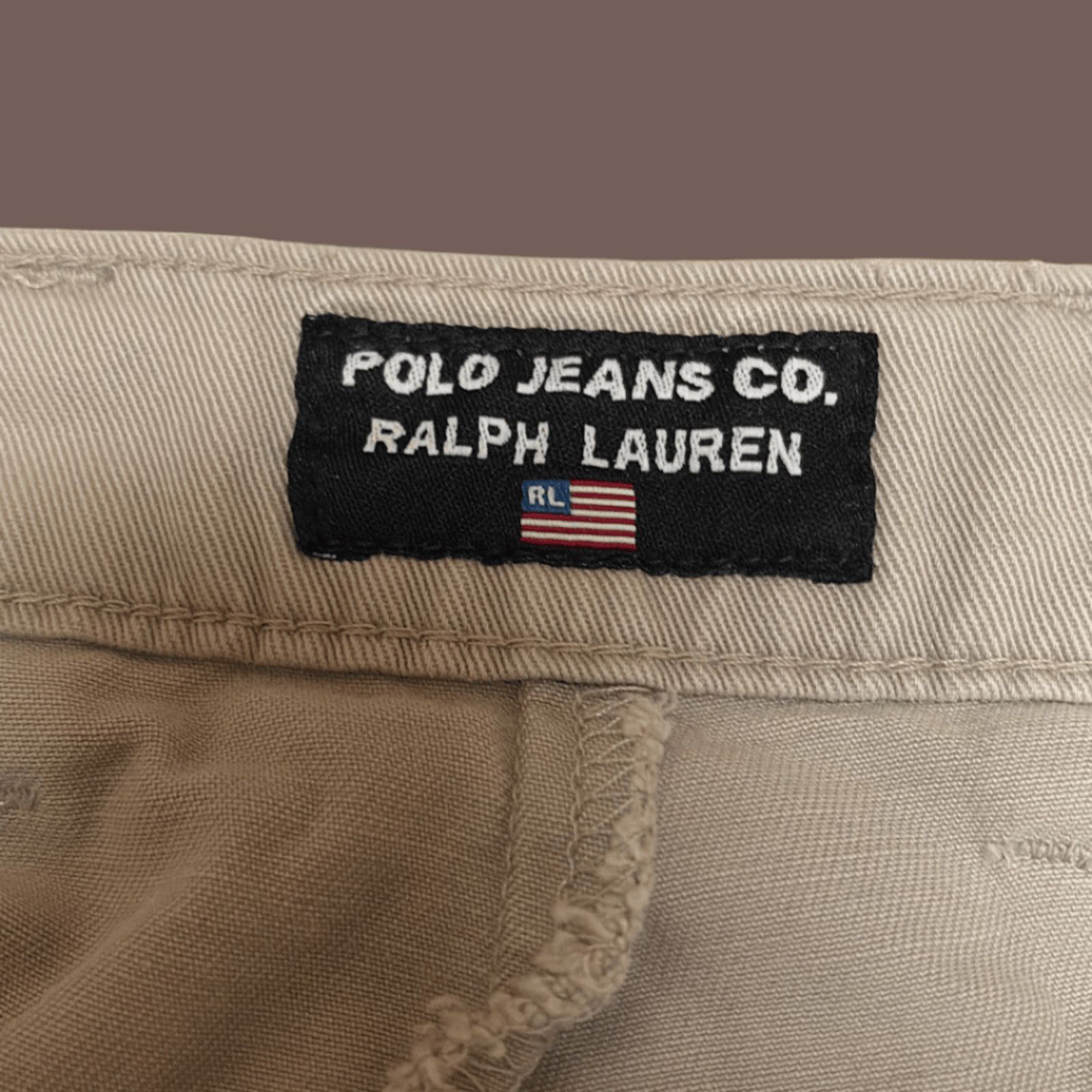 Ralph Lauren × Vintage VTG Cargo Shorts | Polo Jeans Co. Beige 90s Workwear Size US 40 / EU 56 - 2 Thumbnail