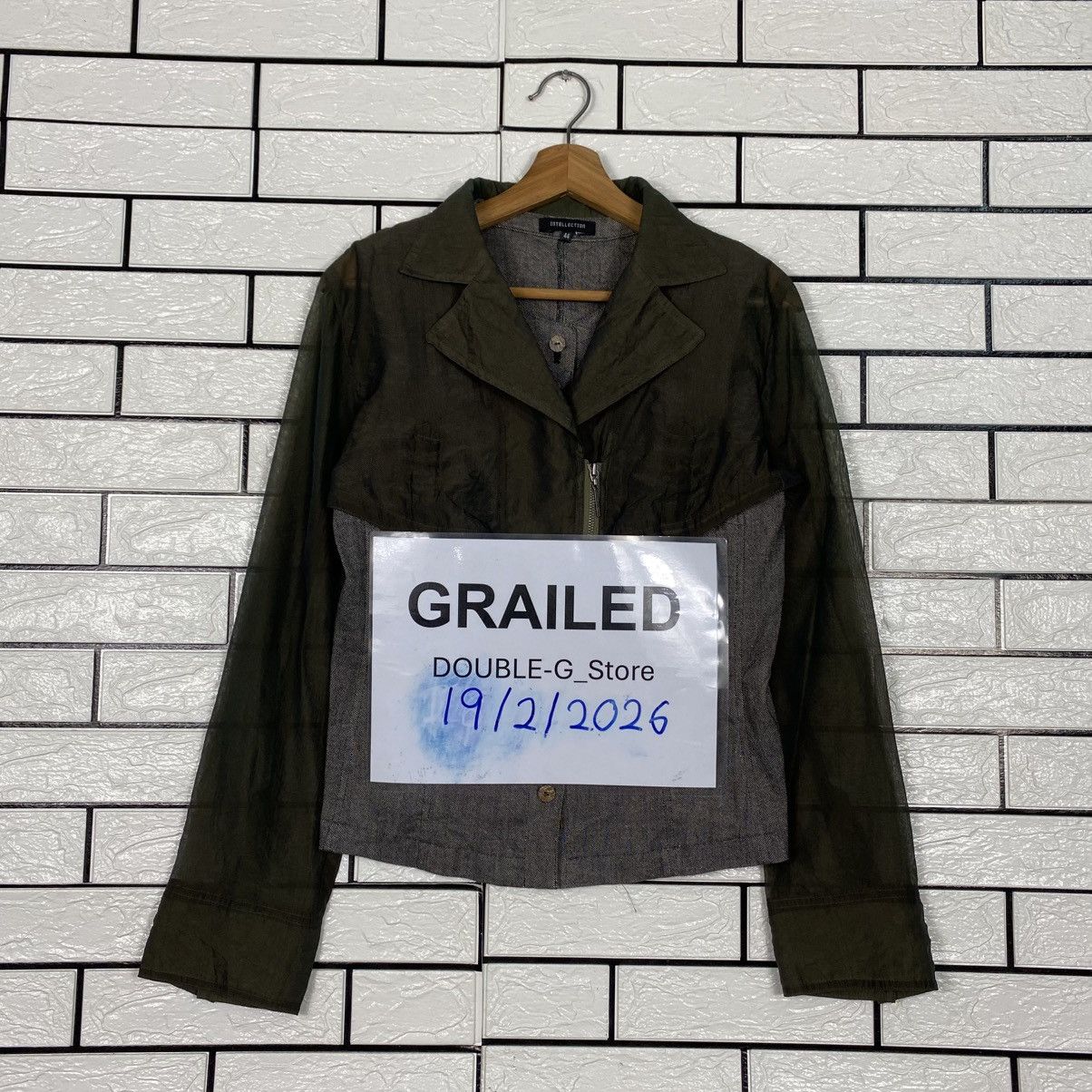 Issey Miyake 📌Vintage Button Jacket Double Astro Style Intellection Size US S / EU 44-46 / 1 - 1 Thumbnail