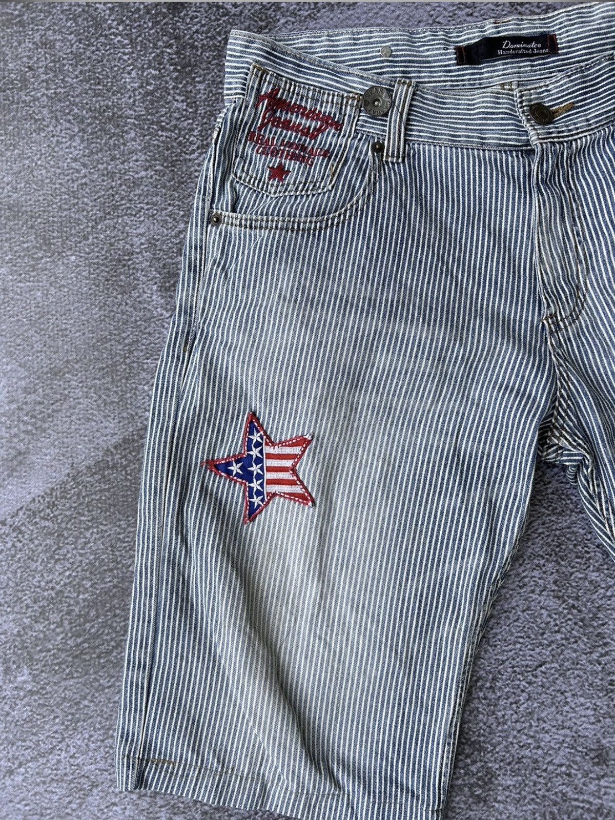 Hysteric Glamour Striped dominate short pants patched Size US 34 / EU 50 - 3 Thumbnail