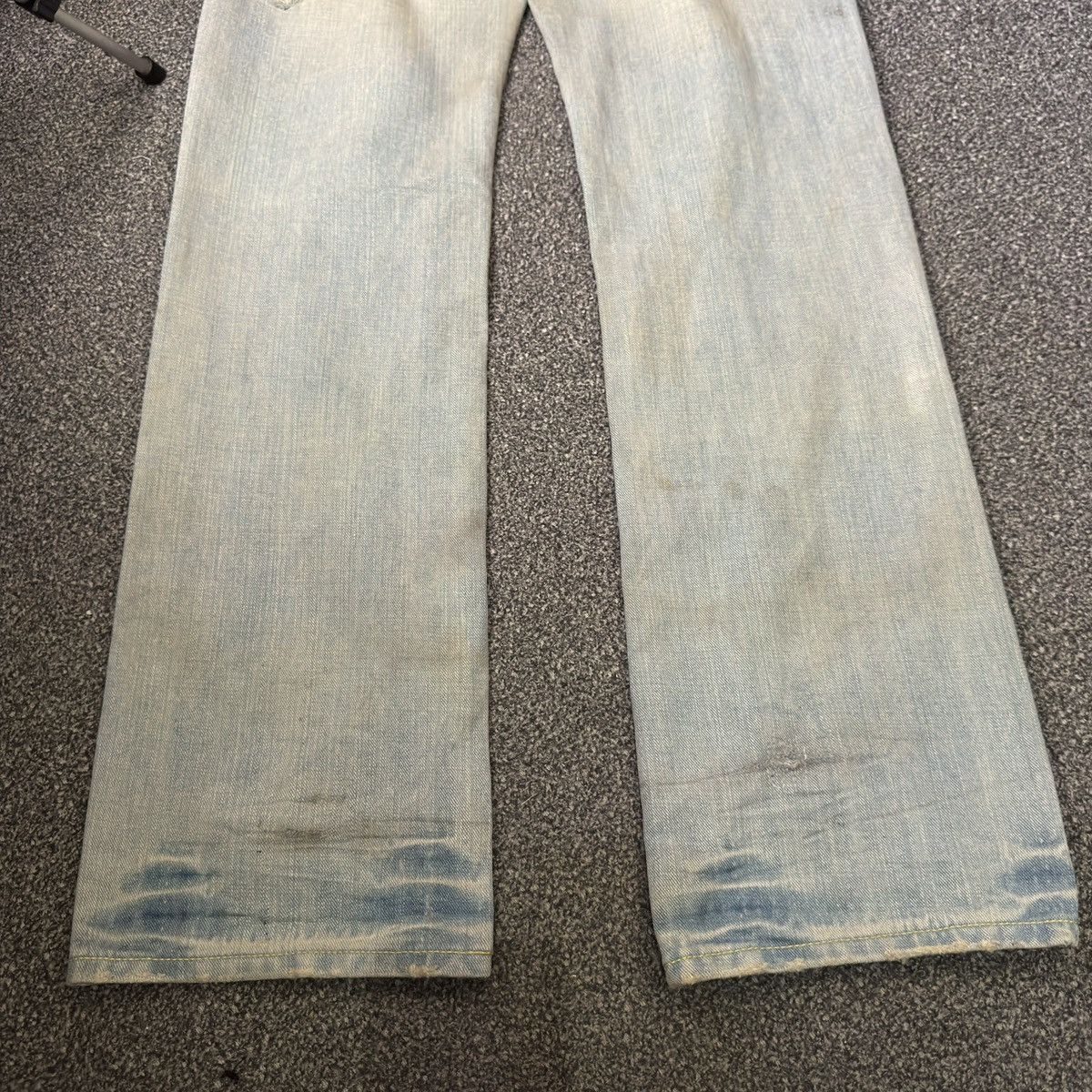 Miss Sixty 🔥🇯🇵 Japanese Flared Cocolulu Destroyed Distressed Denim Size 30" / US 8 / IT 44 - 11 Thumbnail