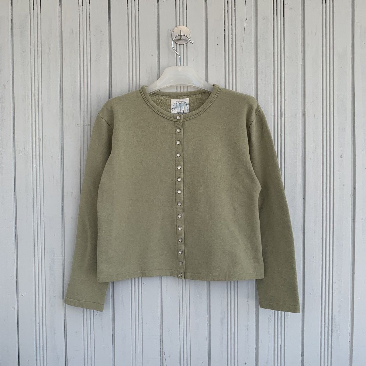 agnes b. Agnes B Classique Snap Button Cardigan Woman Size S / US 4 / IT 40 - 1 Thumbnail