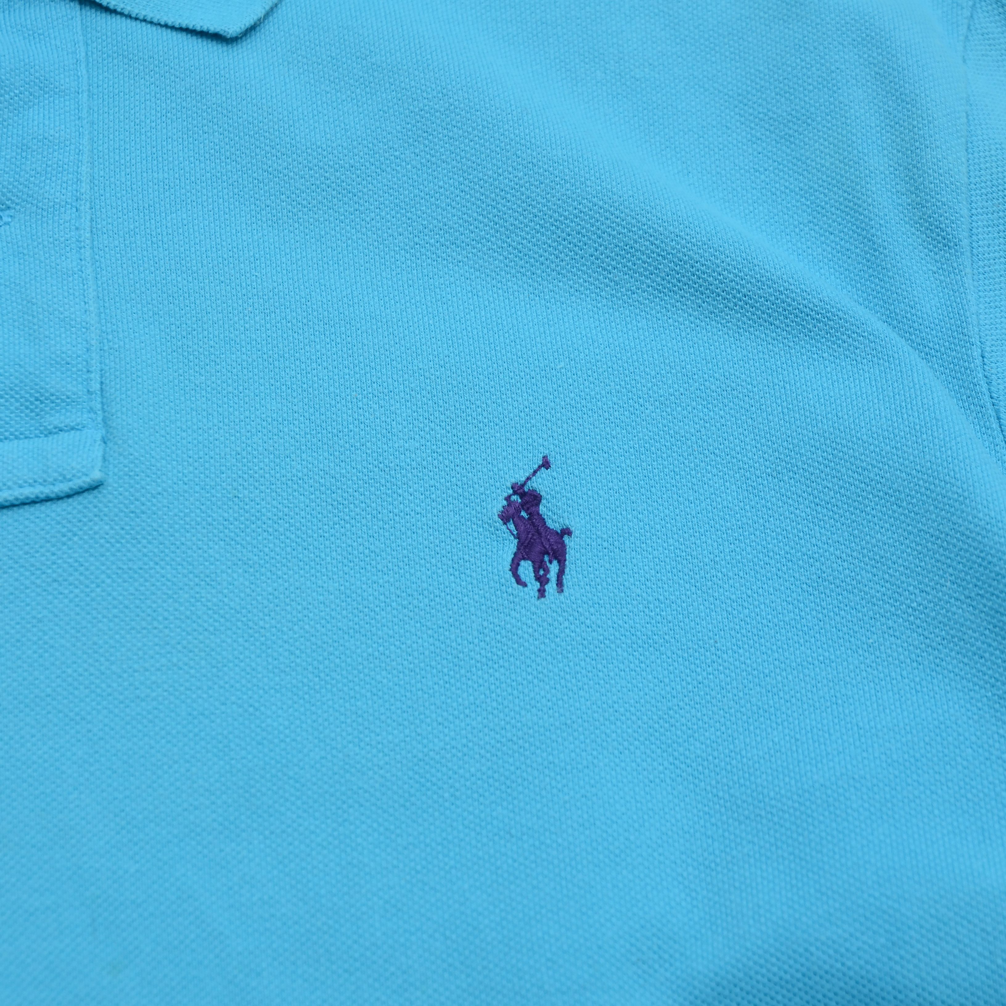 Polo Ralph Lauren Polo Ralph Lauren Shirt Large Blue Pony Vintage Purple Logo Size US M / EU 48-50 / 2 - 5 Thumbnail