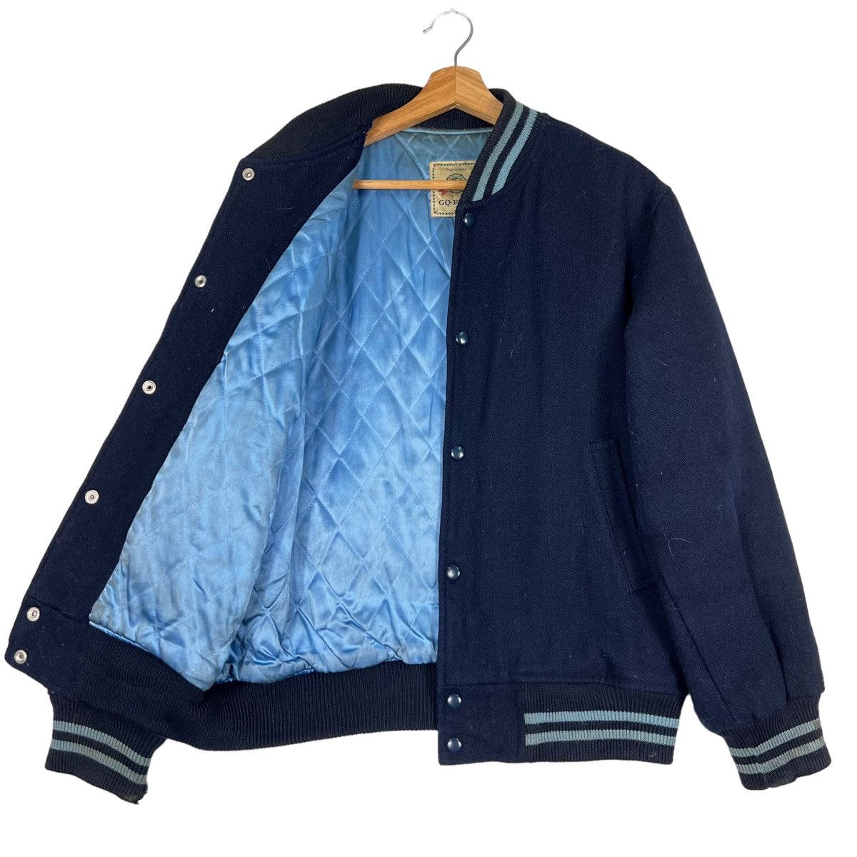 Japanese Brand 🔥 VINTAGE GQ FORD VARSITY BOMBER JACKET Size US L / EU 52-54 / 3 - 8 Thumbnail