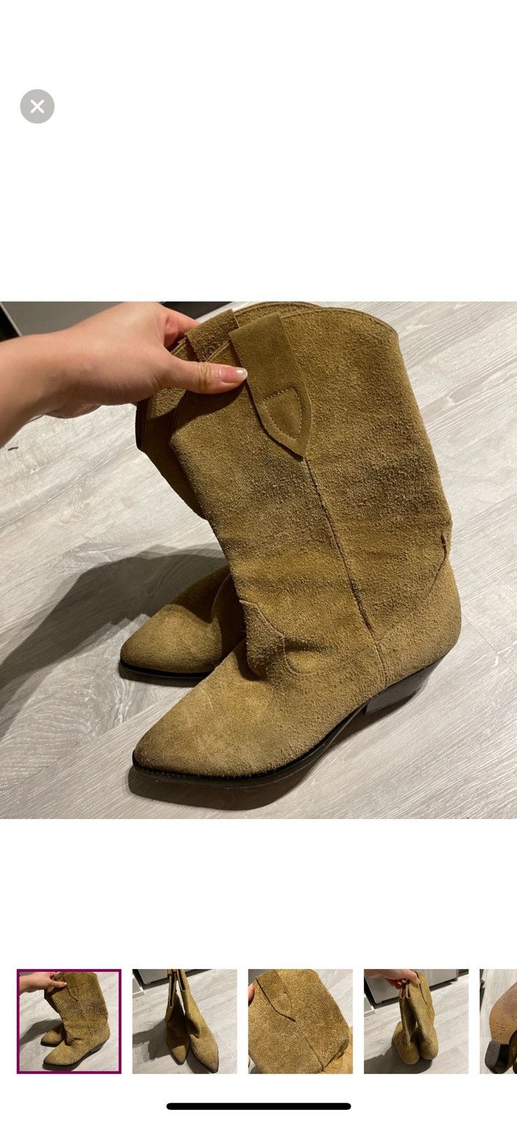 Isabel Marant Isabel Marant Tan Suede Heeled Boots Size US 6 / IT 36 - 1 Thumbnail