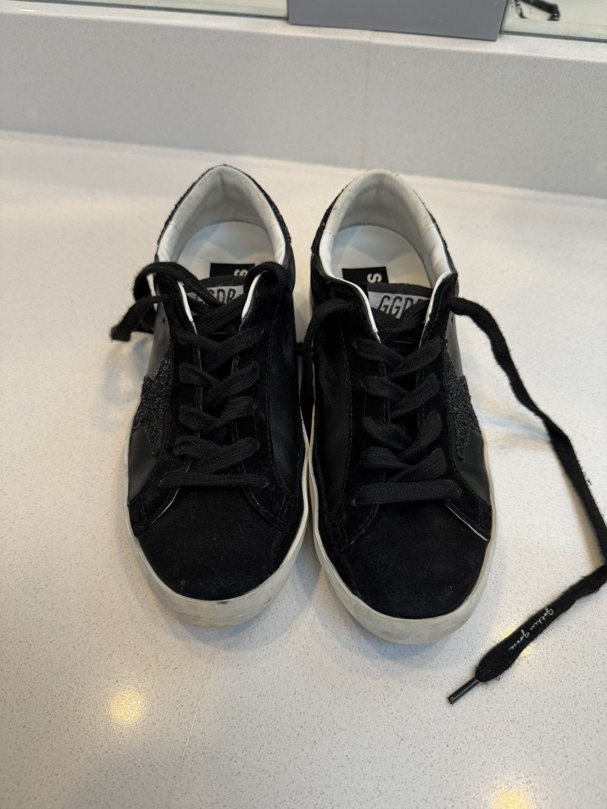 Golden Goose Limited Edition Black Superstar Size US 6 / IT 36 - 4 Thumbnail