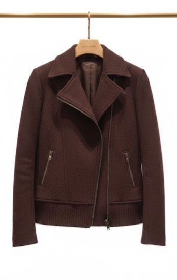 Other LADIES DAVID BROOKS "URBAN EXPLORER" MOTO CHIC WOOL JACKET S Size S / US 4 / IT 40 - 1 Thumbnail