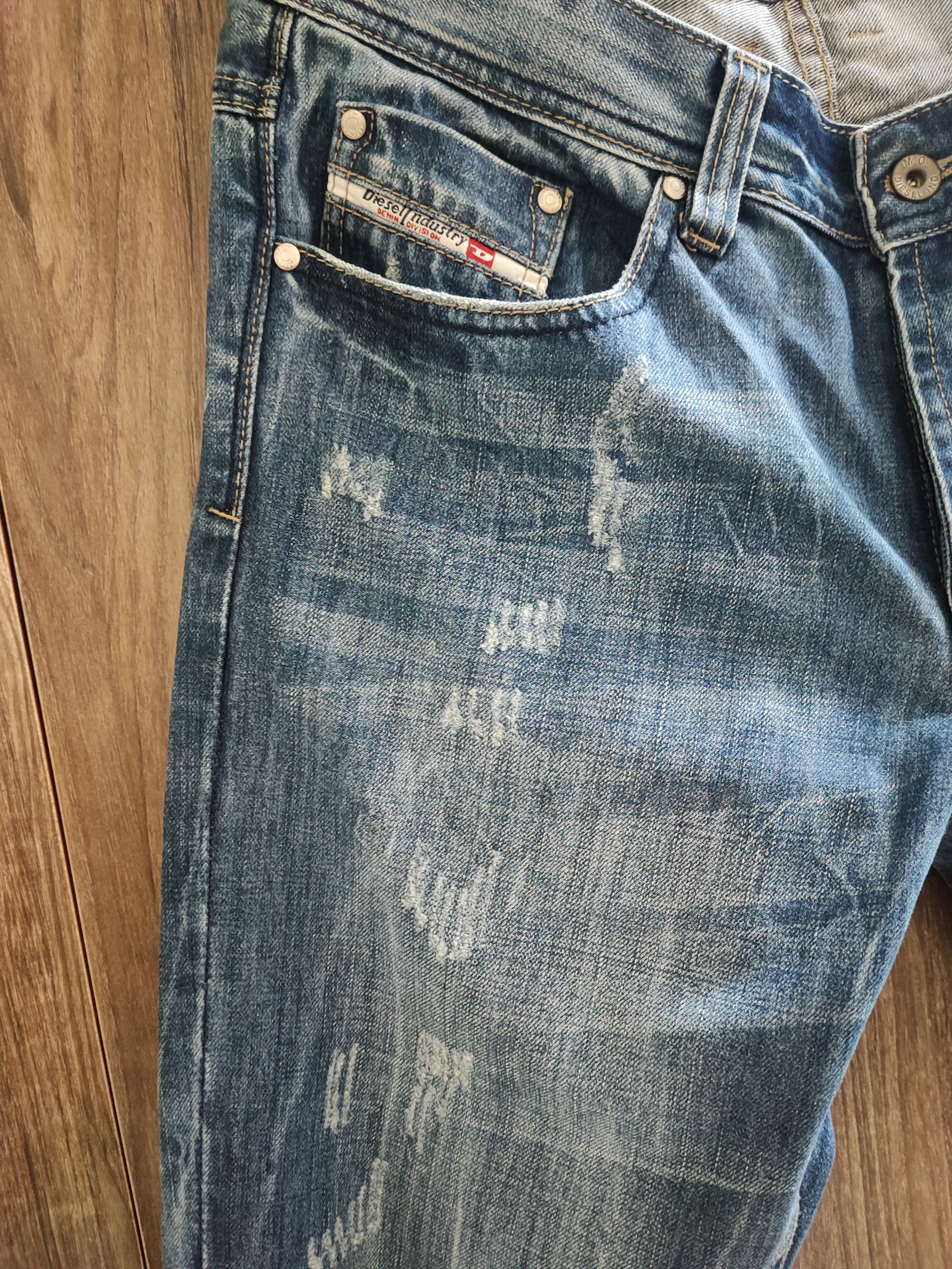 Diesel × Vintage Vintage Diesel Industry Lovely Distressed Grunge Punk Jeans Size US 34 / EU 50 - 7 Thumbnail