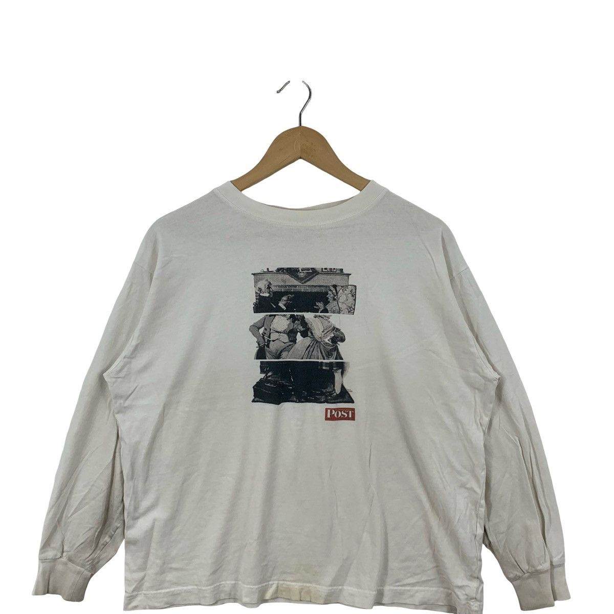 Other YE LiBARE Monochrome Collage Design Long Sleeve Tee Shirt Size US L / EU 52-54 / 3 - 5 Thumbnail