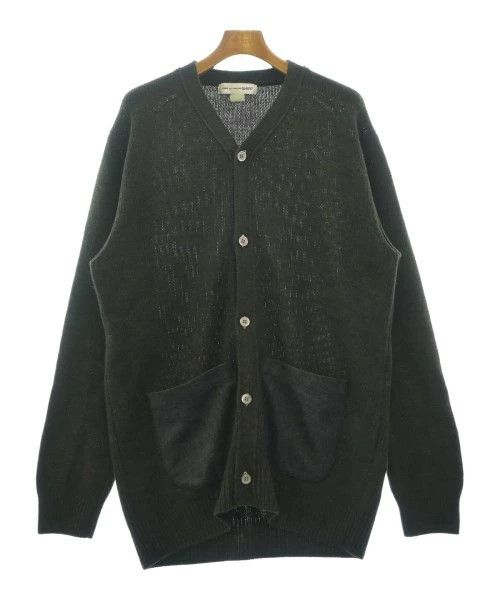 Comme des Garcons SHIRT Sweater cardigan patch pocket plain button up acrylic Brown Size US XL / EU 56 / 4 - 1 Thumbnail